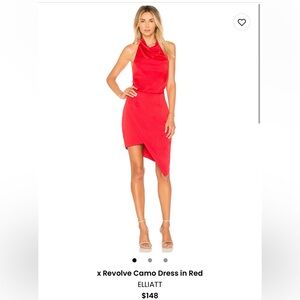 ELLIATT x Revolve Camo Dress in Red